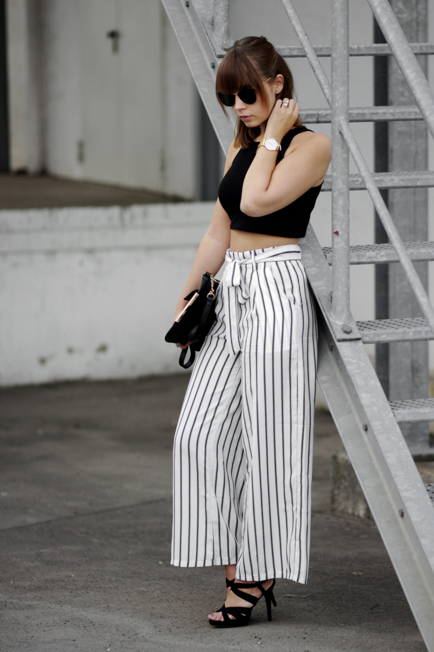 Schwarz Weiss Outfit Party